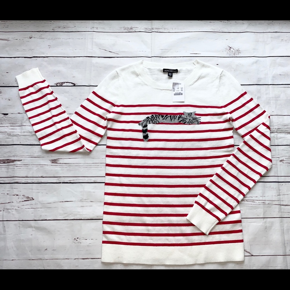 Cat stripe sweater